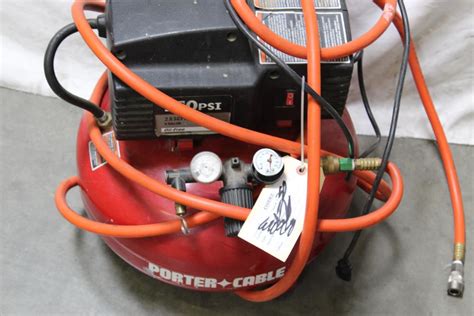Porter Cable 6 Gallon Air Compressor Property Room