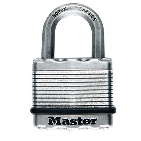 Master Lock Excell Steel 5 Pin Tumbler Octagonal Open Shackle Padlock