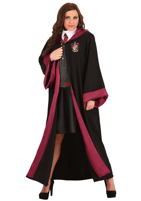 Adult Hermione Granger Costume Womens Harry Potter Gryffindor Robe For