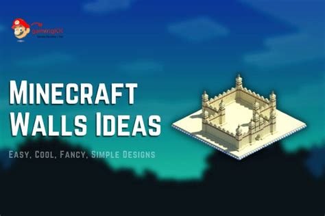 30 Minecraft Wall Ideas Easy Cool Fancy Simple Designs