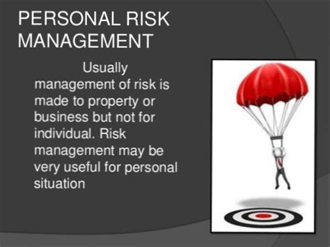 Tourshabana Personal Risk Management Ppt