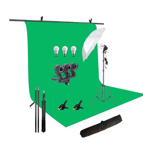 Hiffin Green Screen Backdrop 6x10 Ft With 9 Ft Stand 6x9 Ft