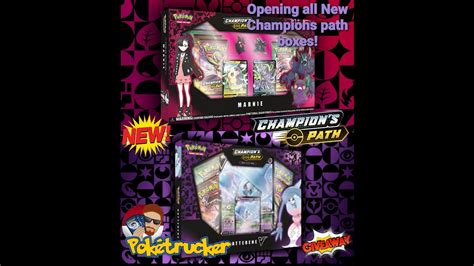 Opening New Pokémon Champions Path Boxes Youtube