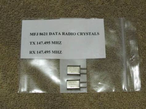 Mfj 8621 Vhf Data Radio Crystals 147495 Mhz Ham Radio Ebay
