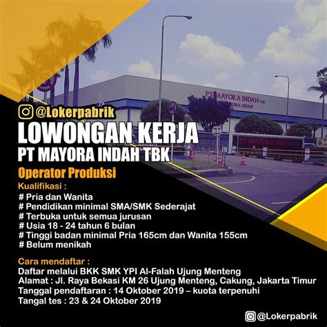 Daftar alamat email recruitment perusahaan. Alamat Pt Mayora Indah Tbk Semarang - Berbagai Alamat