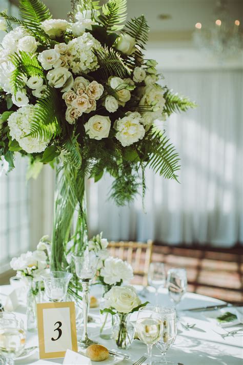 Their Centerpieces Resembled A Garden With Tons Of
