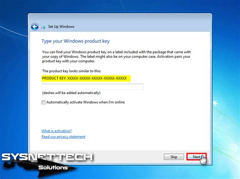 How To Install Windows 7 Step By Step Sysnettech Solutions