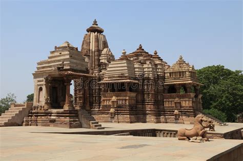 Temple City Of Khajuraho In India Stock Image Image Of Madhya Hindu