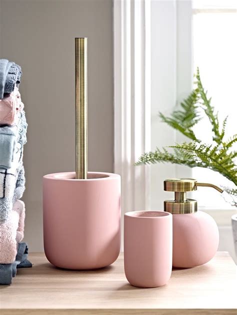 Bathroom wall decor,bathroom wall art,mason jar decor,wall organizer,kitchen decor,4 jars, office organizer/ bathroom storage/free shipping. Blushing Pale Pink Bathroom Ideas | Pink bathroom decor ...