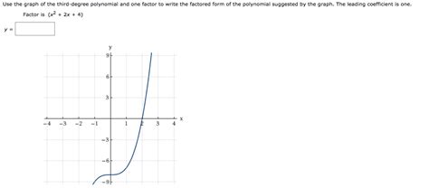 Factoring, the process of unmultiplying polynomials in order to return to a unique string of polynomials of lesser degree whose product is the original polynomial, is the simplest way to solve equations of higher degree. Solved: Use The Graph Of The Third-degree Polynomial And O ...