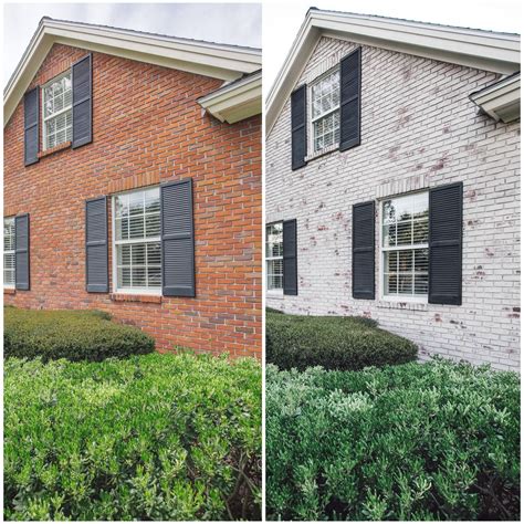 How To Limewash A Brick House In Two Days By Artistic Finishes Of North