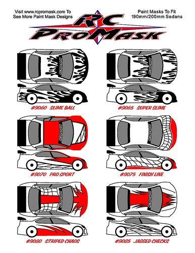 Rc Promask Complete Paint Mask Designs Background Fx Characters