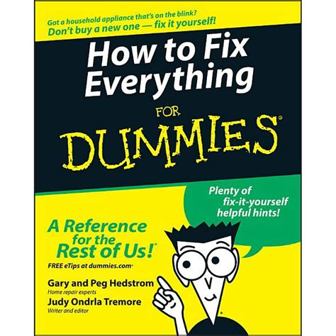 For Dummies How To Fix Everything For Dummies Paperback Walmart