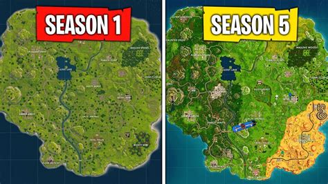 The container yard, prison, factory, dirt track and rv park. Evolution of the Fortnite Map (Season 1 - Season 5) - YouTube