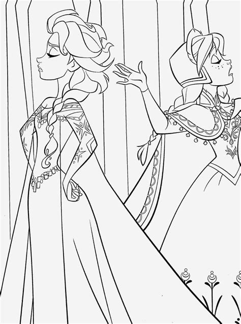Free printable winter coloring pages. Disney Movie Princesses: "Frozen" Printable Coloring Pages