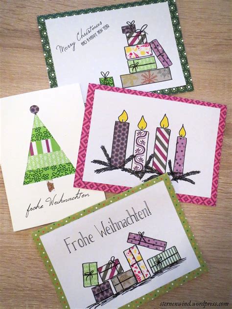 Living with mesothelioma is possible. DIY: Weihnachtskarten mit Washitape und Motivpapier | Xmas ...