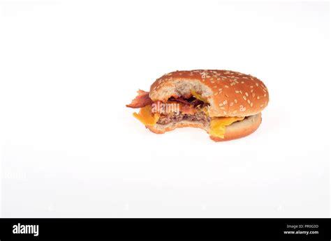 Cheese Burger With Bite Taken Out Hi Res Stock Photography And Images