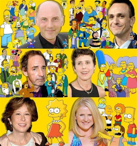 The Faces Behind The Simpsons The Simpsons Simpsons Funny Simpsons Voices