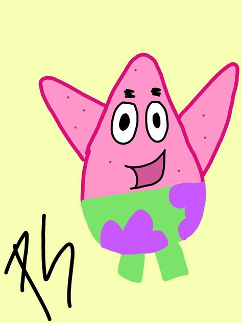 i drew patrick ⭐ spongebob squarepants amino