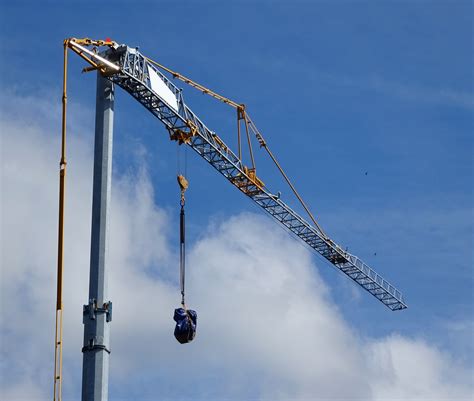Crane Lifting A Load Free Stock Photo Public Domain Pictures