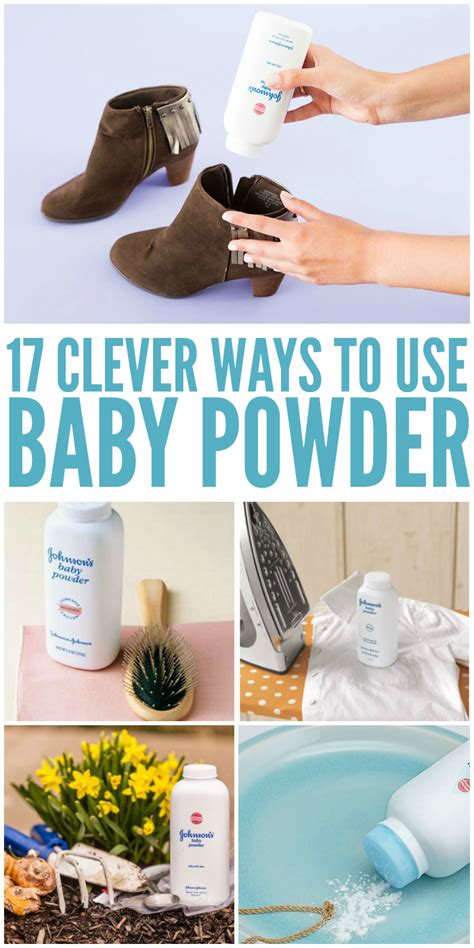 Ridiculously Clever Ways To Use Baby Powder Baby Powder Uses Baby Powder Cleaning Hacks