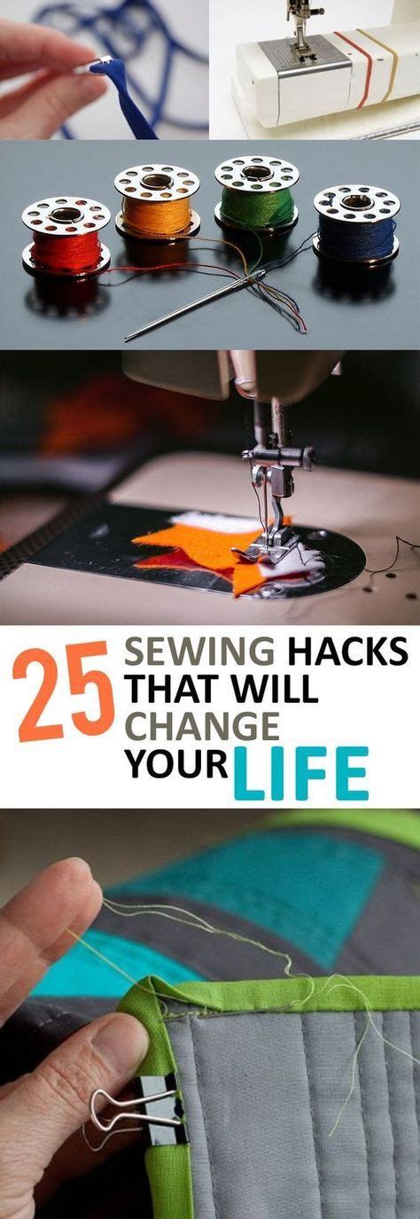 25 Sewing Hacks That Will Change Your Life Sewing Hacks Sewing