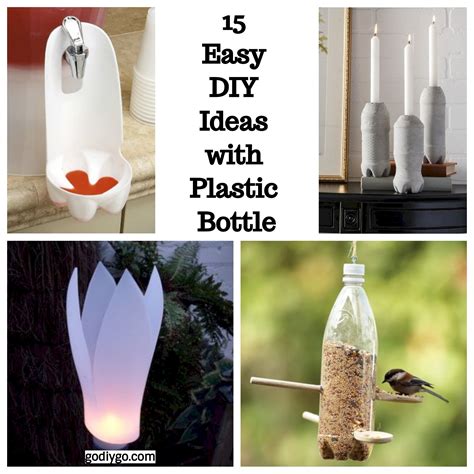 15 Easy Diy Ideas With Plastic Bottle Godiygocom