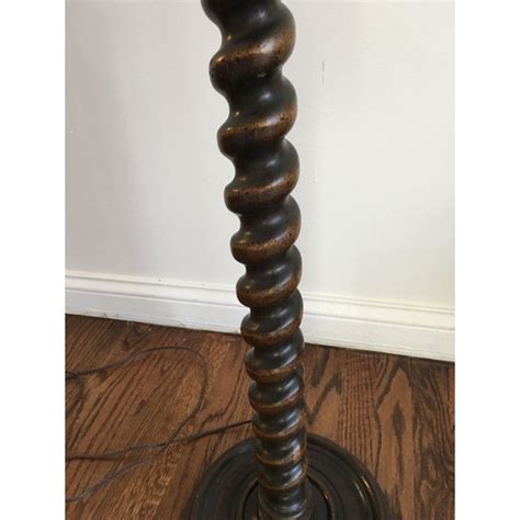 Adjustable Frederick Copper Barley Twist Table Floor Lamp Chairish