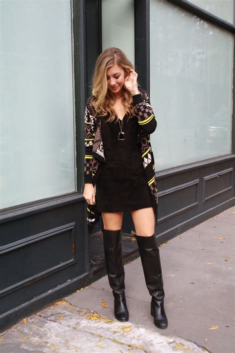 Https://techalive.net/outfit/black Knee High Boots Outfit Ideas