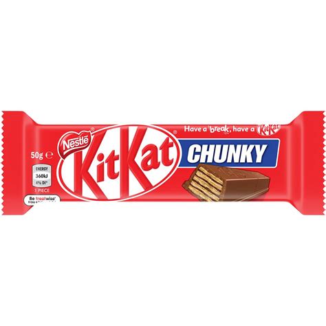 Calories In Nestle Kitkat Chunky Original Chocolate Bar Calorie Counter