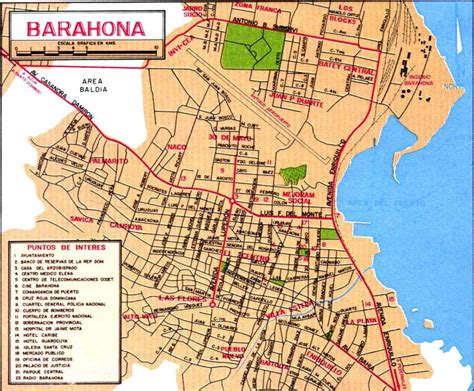 Maybe you would like to learn more about one of these? Dominican republic, Barahona mapa | Mapa de calles ...