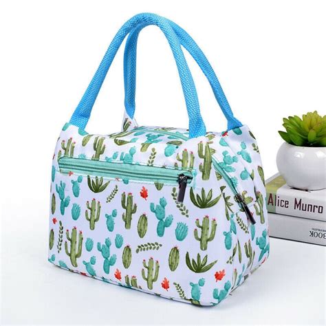 Coutexyi Lunch Bag Adults Women Girls Portable Insulated Lunch Bag Box
