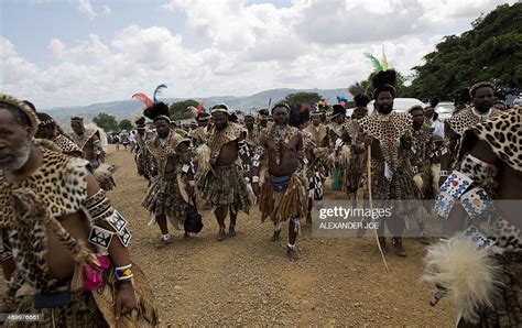 Some Of The Thousands Of Shembe Men Members Of The Shembe