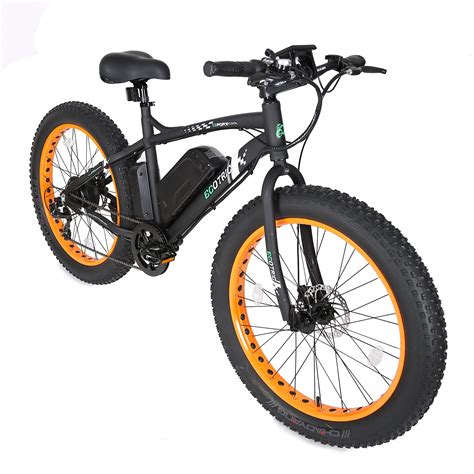 Ecotric Fat Tire Electric Bike Beach Snow Bicycle 26 40 Inch Fat Tire