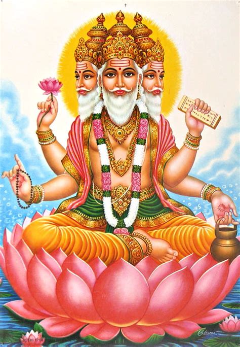 brahma le dieu createur aux quatre visages omalaya