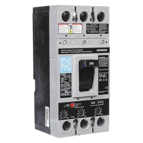 Siemens Molded Case Circuit Breaker 200 A 600v Ac 3 Pole Free