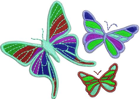 Butterfly Embroidery Free Machine Digitizing 27