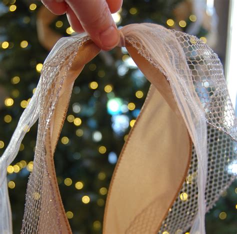 How to Put Ribbon on a Christmas Tree  A Pop of Pretty Home Decor Ideas