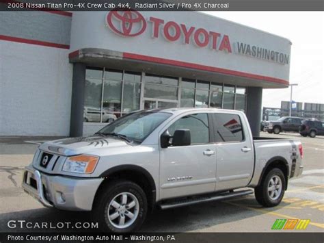 For car reviews, videos, and one of the oldest and largest car communities on the internet visit. Radiant Silver - 2008 Nissan Titan Pro-4X Crew Cab 4x4 ...