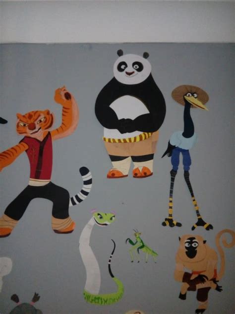 Paper Characters Po And The Furious Five By Justsomepainter11 On