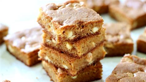 The Best Blondie Recipe How To Make Perfect Blondies Youtube