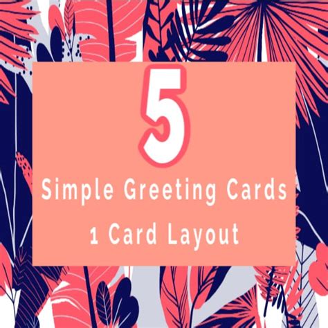 5 Simple Greeting Cards You Can Make With One Card Layout