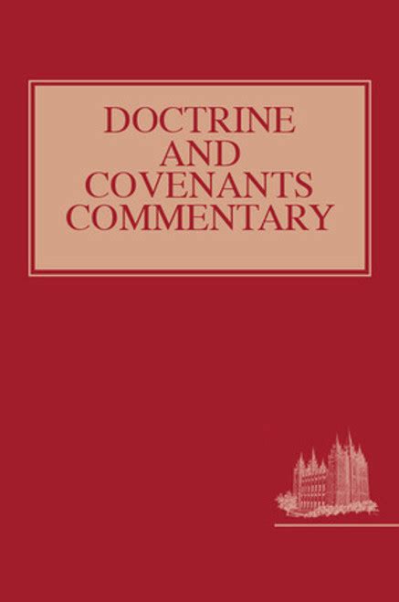 Doctrine And Covenants Commentary Hardcover Lds Used Books