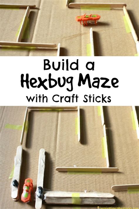 Build A Hexbug Maze With Craft Sticks Inspiration Laboratories