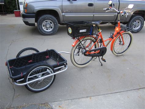 Browse all diy bike trailer projects to and see how you can use the recycled dumpsters also to build the quick homemade bike trailer. I want to build a BIG bike trailer. (bicycle forum at permies)