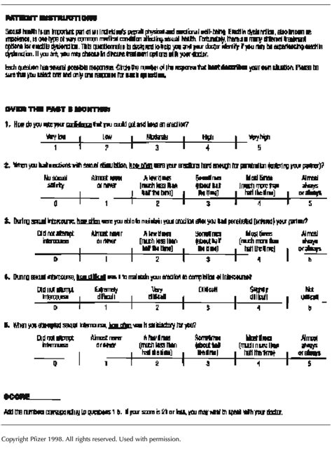 Sexual Health Inventory For Men Download Scientific Diagram