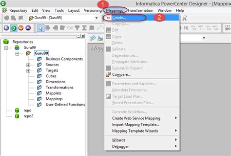 Mappings In Informatica Create Components Parameter Variable