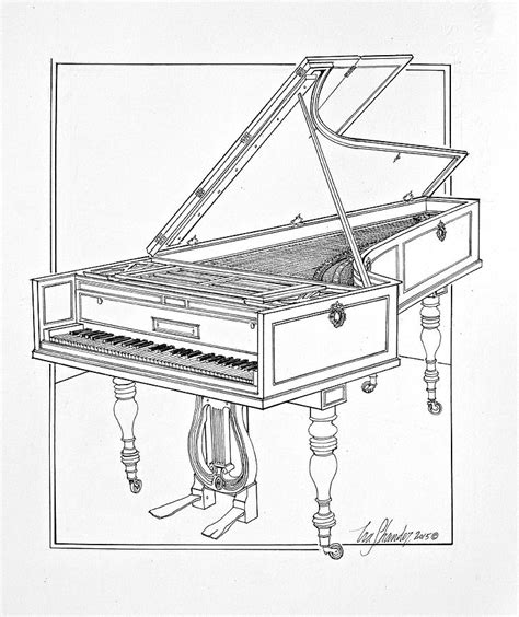 Beethovens Broadwood Piano Number 7362 Drawing By Ira Shander Pixels