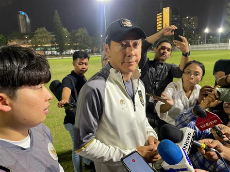 Shin Tae-yong Marahi Skuad Saat Latihan Jelang Kontra Brunei