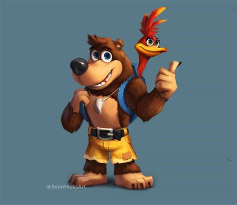 Banjo And Kazooie Fan Art By Seanhicksart